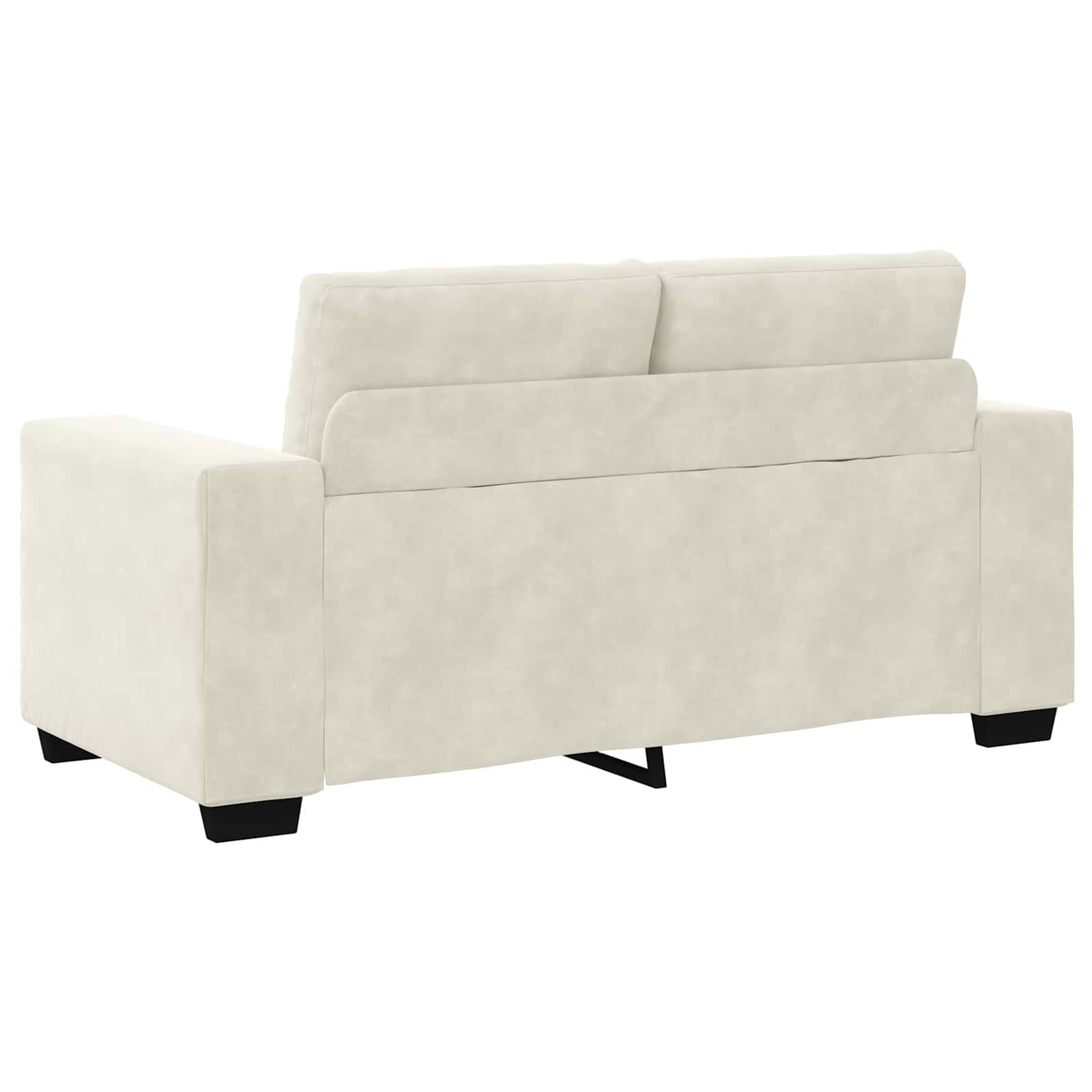 2-teiliges Sofa-Set mit Kissen, hellgrauer Samt