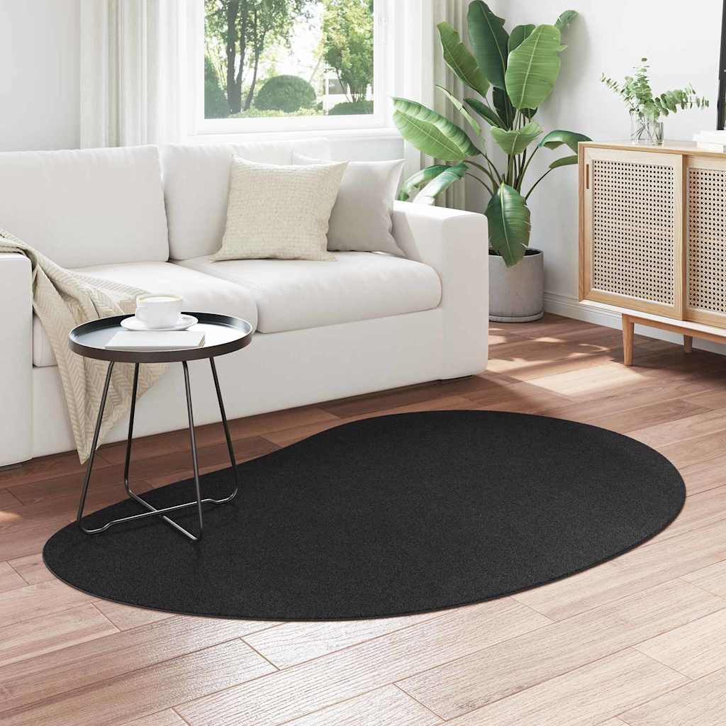 Bereichsteppiche HUARTE Anthrazit 100 x 200 cm Polyester