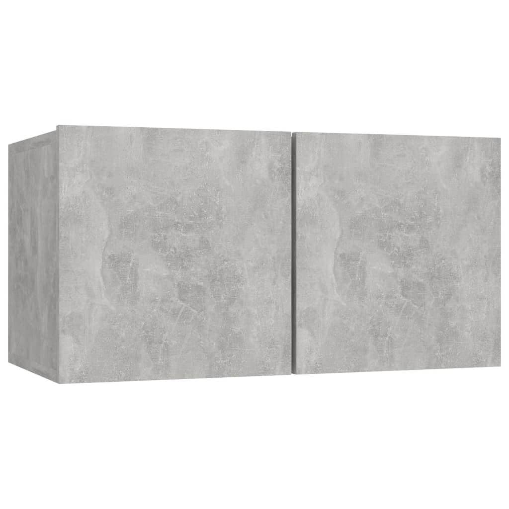 4-tlg. TV-Schrank-Set Weiß Holzwerkstoff