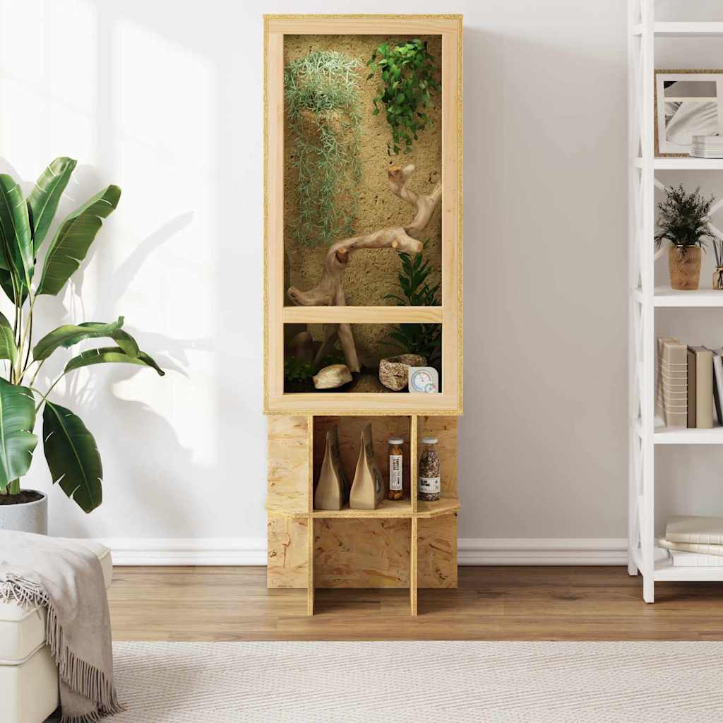 Terrarium Braun 50 x 50 x 100 cm OSB