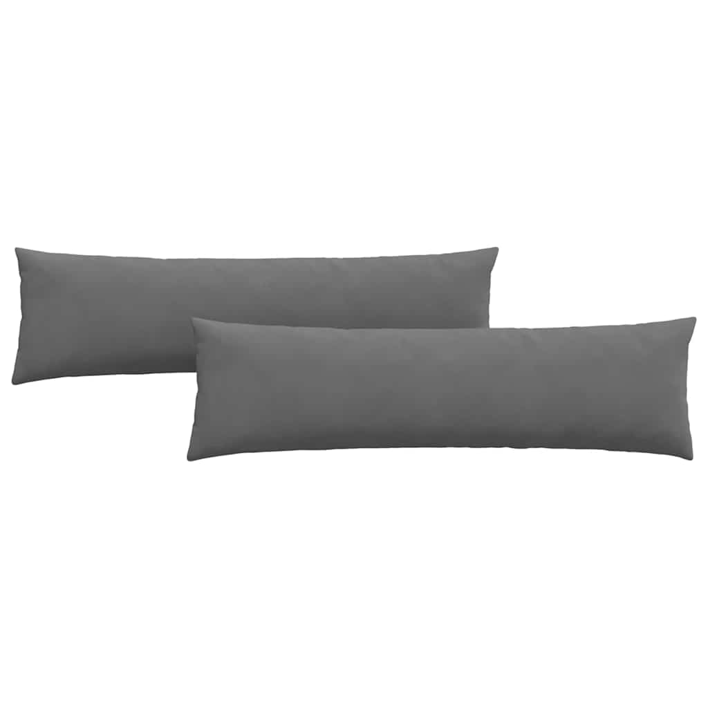 Sofakissen 2 Stück Taupe 50 x 30 cm Stoff