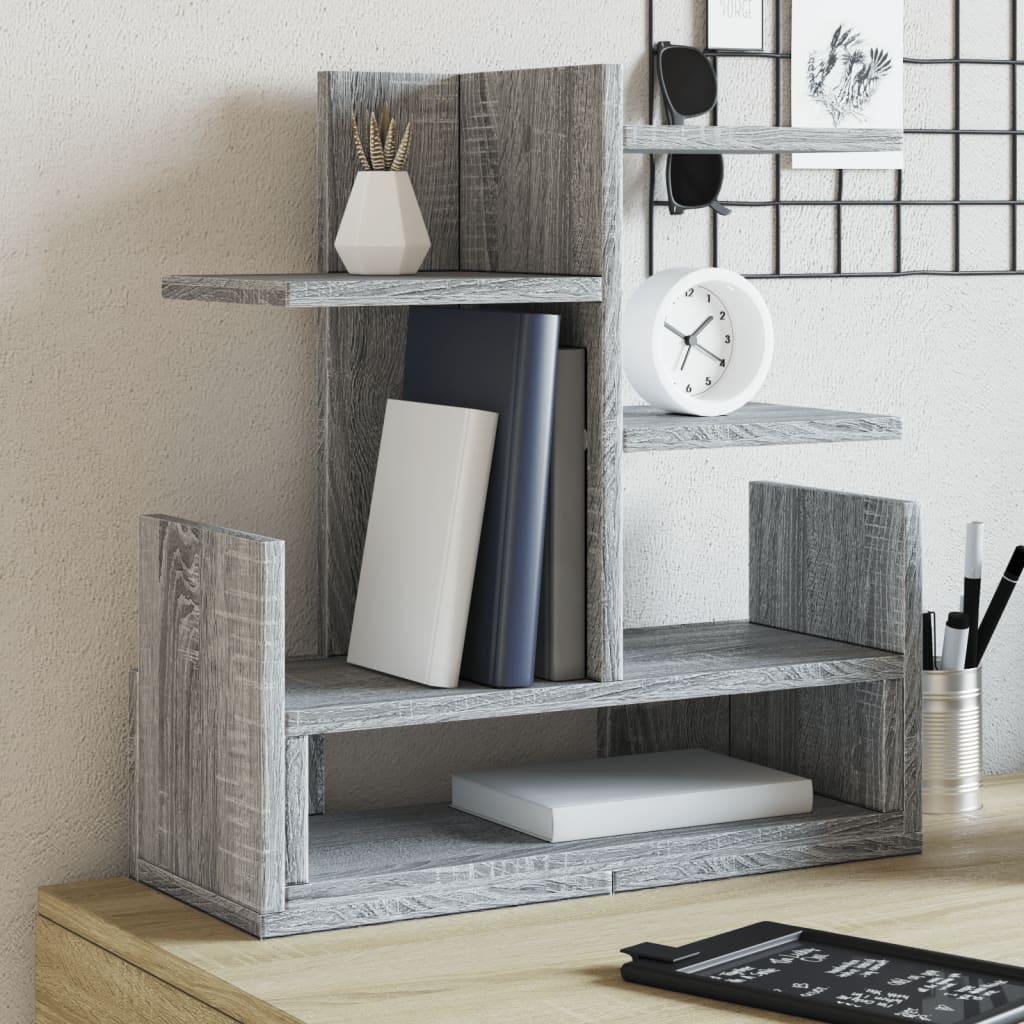 Schreibtisch-Organizer Weiß 49x20x52,5 cm Holzwerkstoff