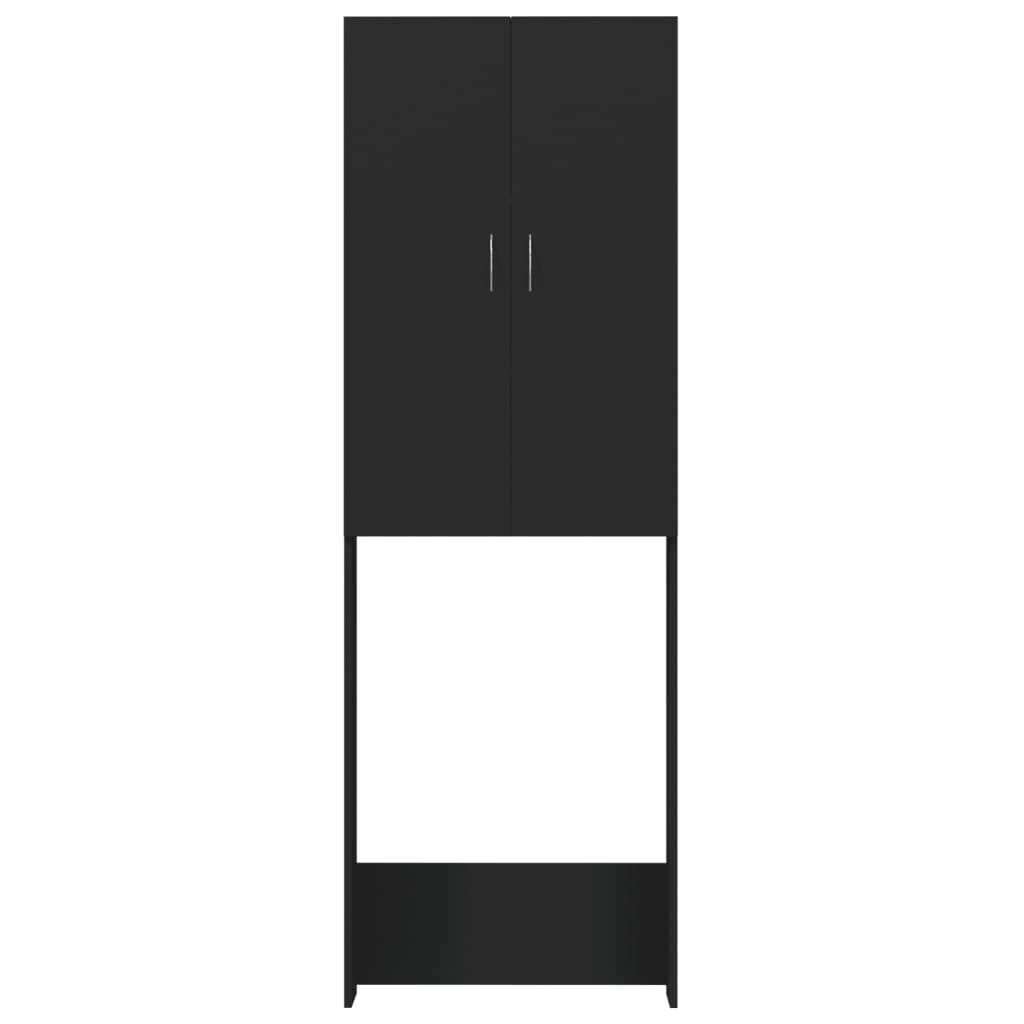 Waschmaschinenschrank Weiß 64x25,5x190 cm