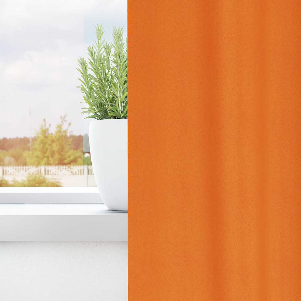 Verdunkelungs-Vorhänge mit Ringen 2 pcs Beige 140 x 140 cm