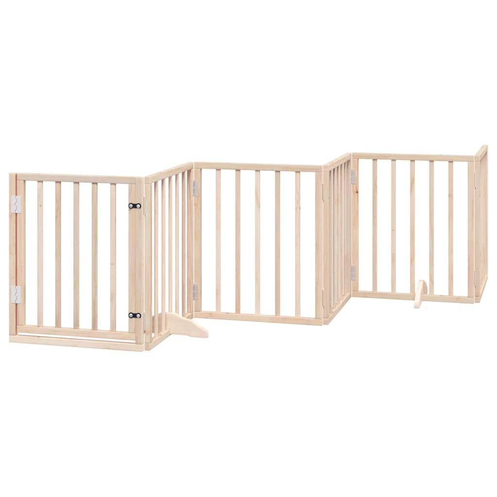 Hundegitter Faltbar 3 Paneele 150 cm Pappelholz