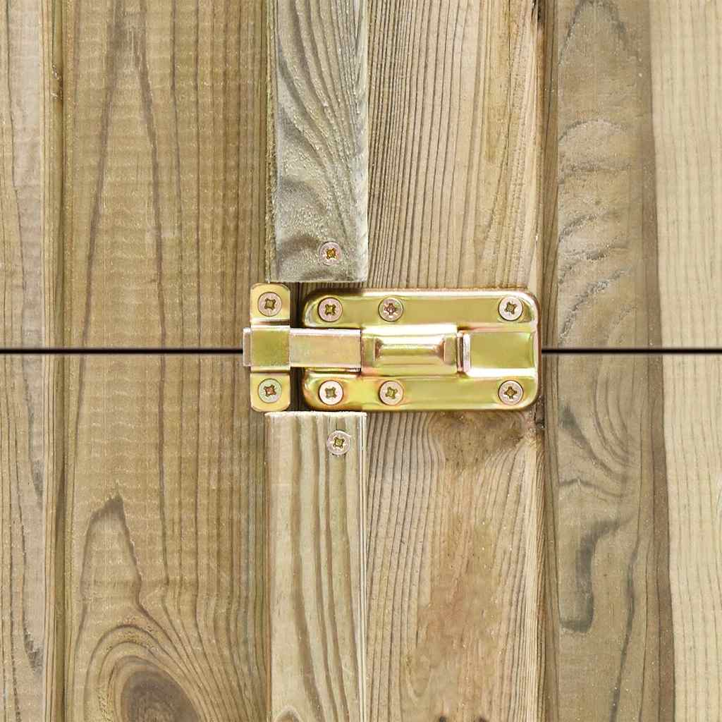 Garten-Geräteschuppen 123x50x171 cm Kiefernholz Imprägniert