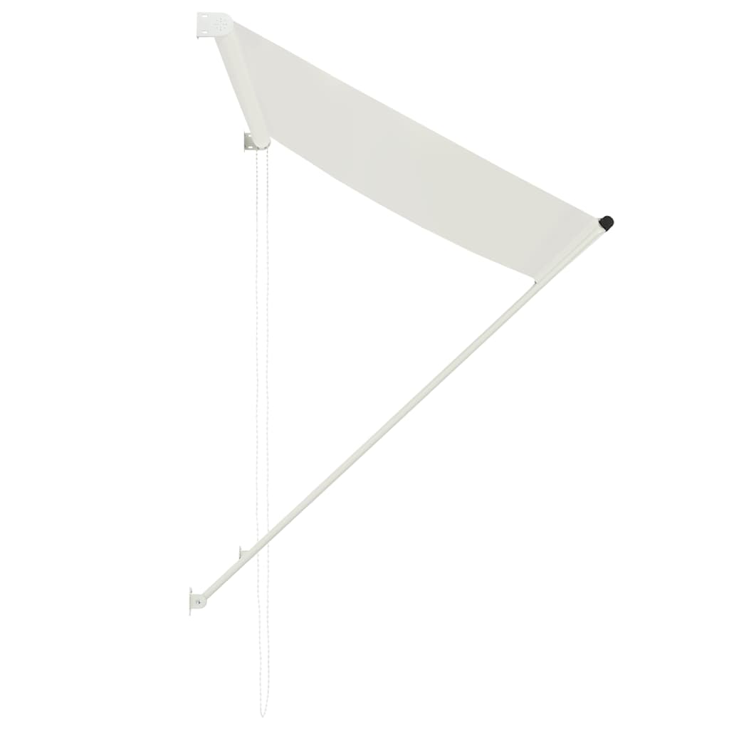Einziehbare Markise 150×150 cm Blau und Weiß