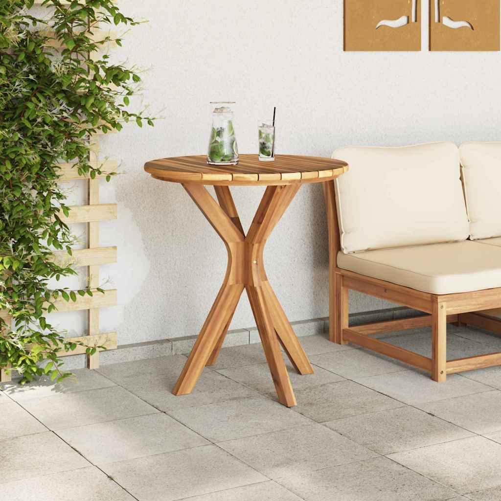 Beistelltisch Braun 40 x 40 x 41 cm Massivholz Teak