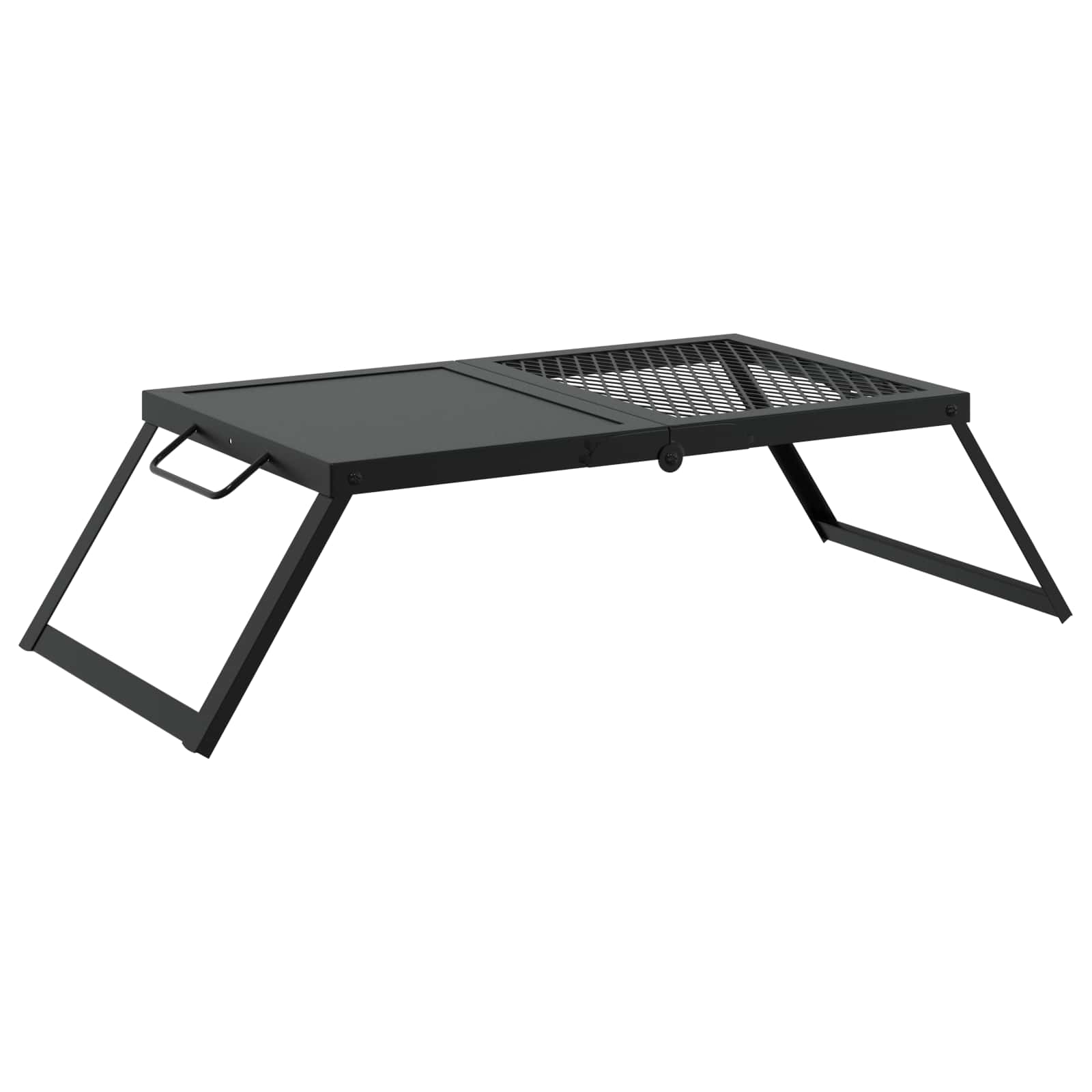 Faltbarer Campinggrill Schwarz 58 x 31 x 2 cm Legierter Stahl