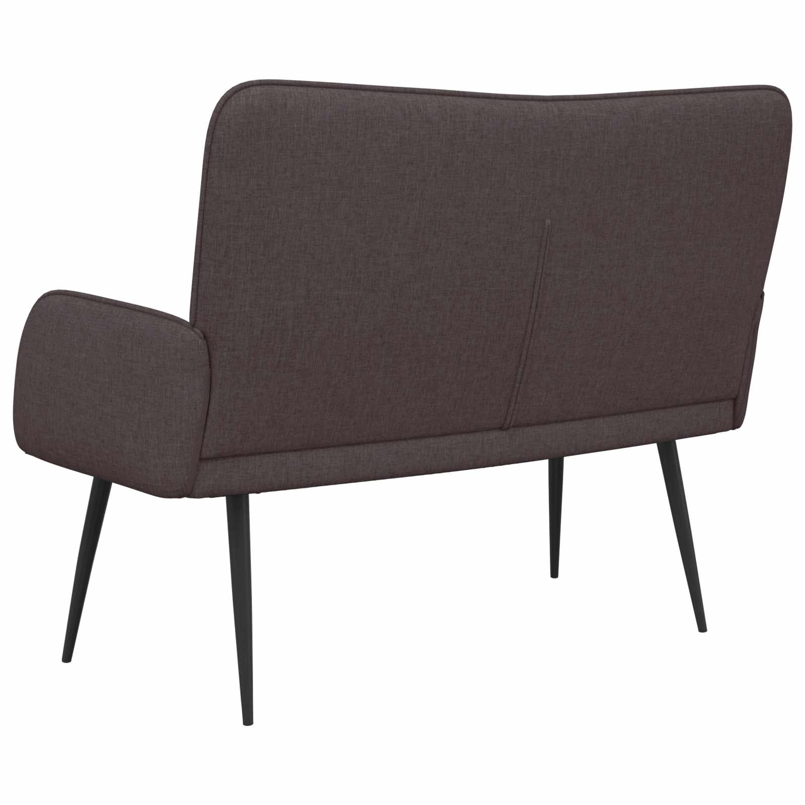 2-Sitzer Sofa Hellgrau 115 x 61 x 87 cm Stoff