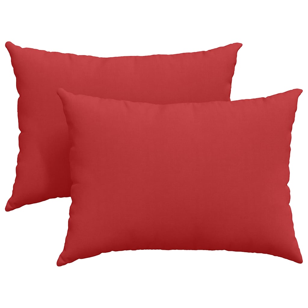 Sofakissen 2 pcs Hellgrau 50 x 30 cm Stoff
