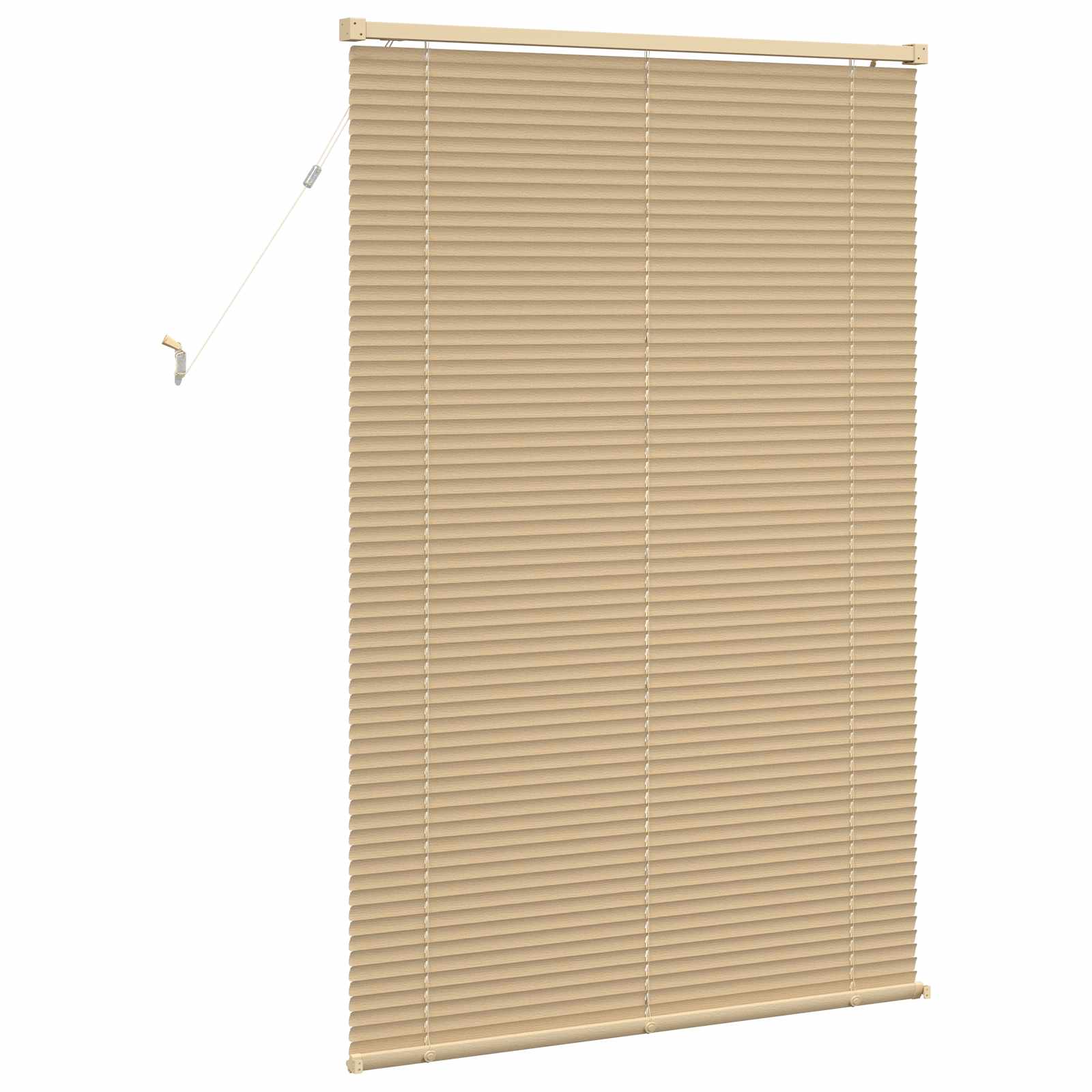 Jalousie Silber Grau 150 x 40 cm 25 mm PVC
