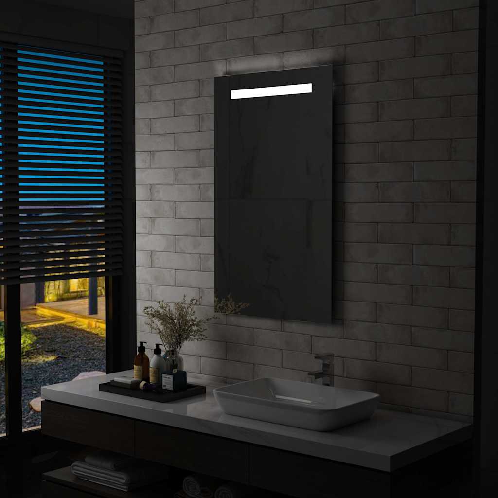 Badezimmer-Wandspiegel mit LEDs 60x80 cm