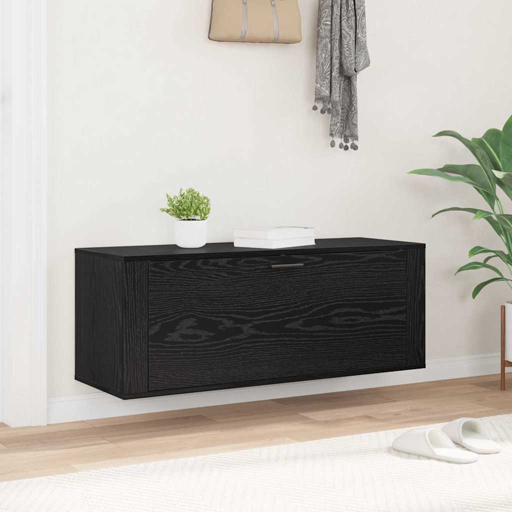 Wand-Schuhschrank Weiß 100x35x38 cm Holzwerkstoff