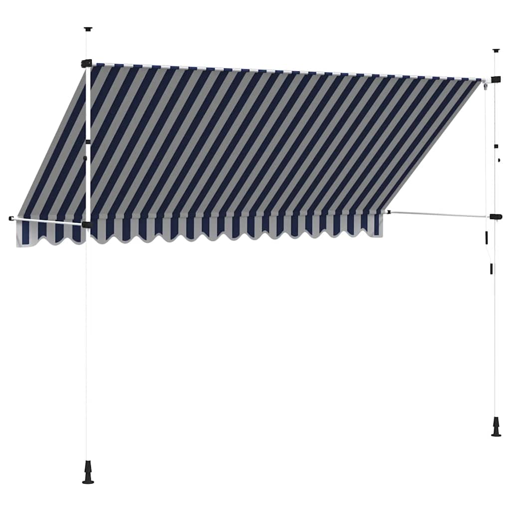 Einziehbare Markise Handbetrieben 150 cm Anthrazit