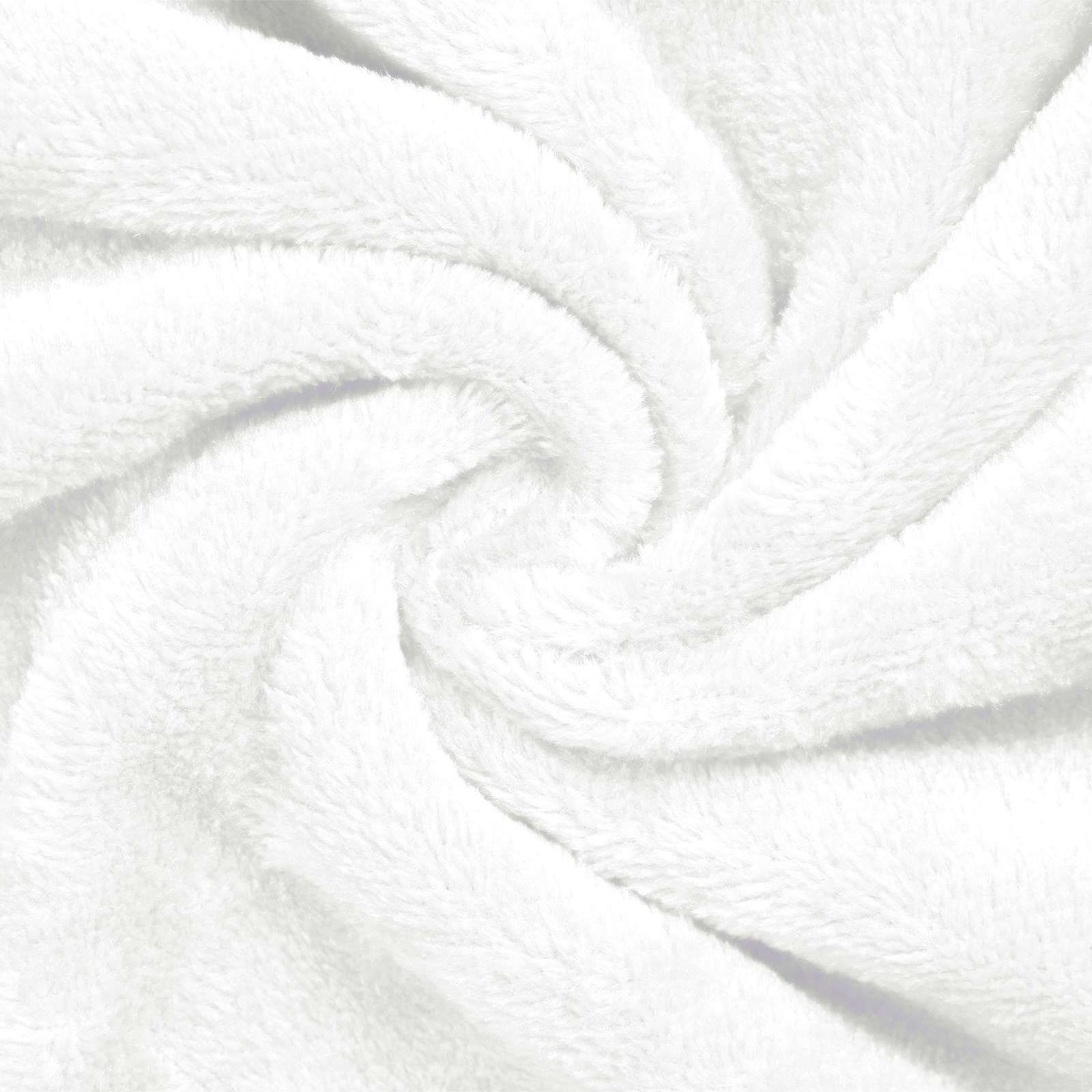 Bademantel ohne Kapuze Beige S Flanell