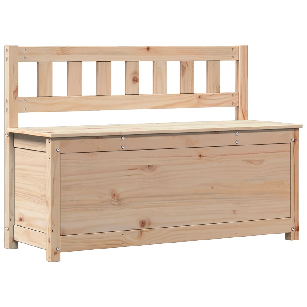 Sitzbank 80x41x77 cm Massivholz Kiefer
