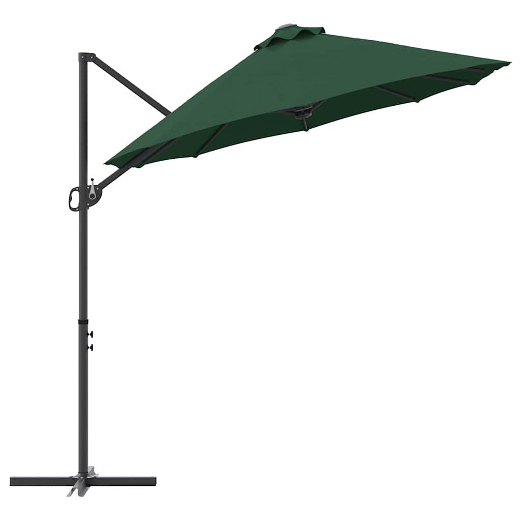 Sonnenschirm Sand 372 x 198 x 243 cm Polyester und Aluminium