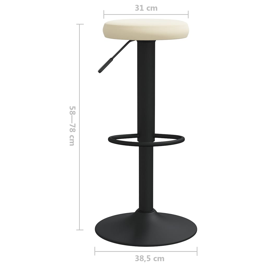 Barhocker 2 Stk. Schwarz Samt