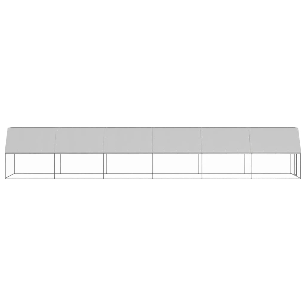 Outdoor-Hühnerkäfig 2x4x2 m Verzinkter Stahl