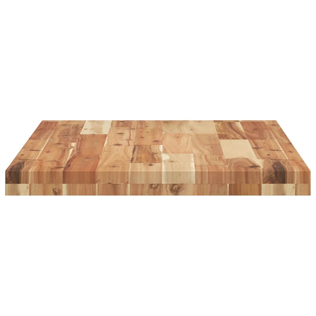 Schreibtischplatte Unbehandelt 60x50x2 cm Massivholz Akazie