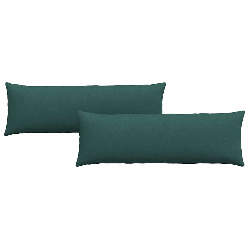 Sofakissen 2 pcs Hellgrau 50 x 30 cm Stoff