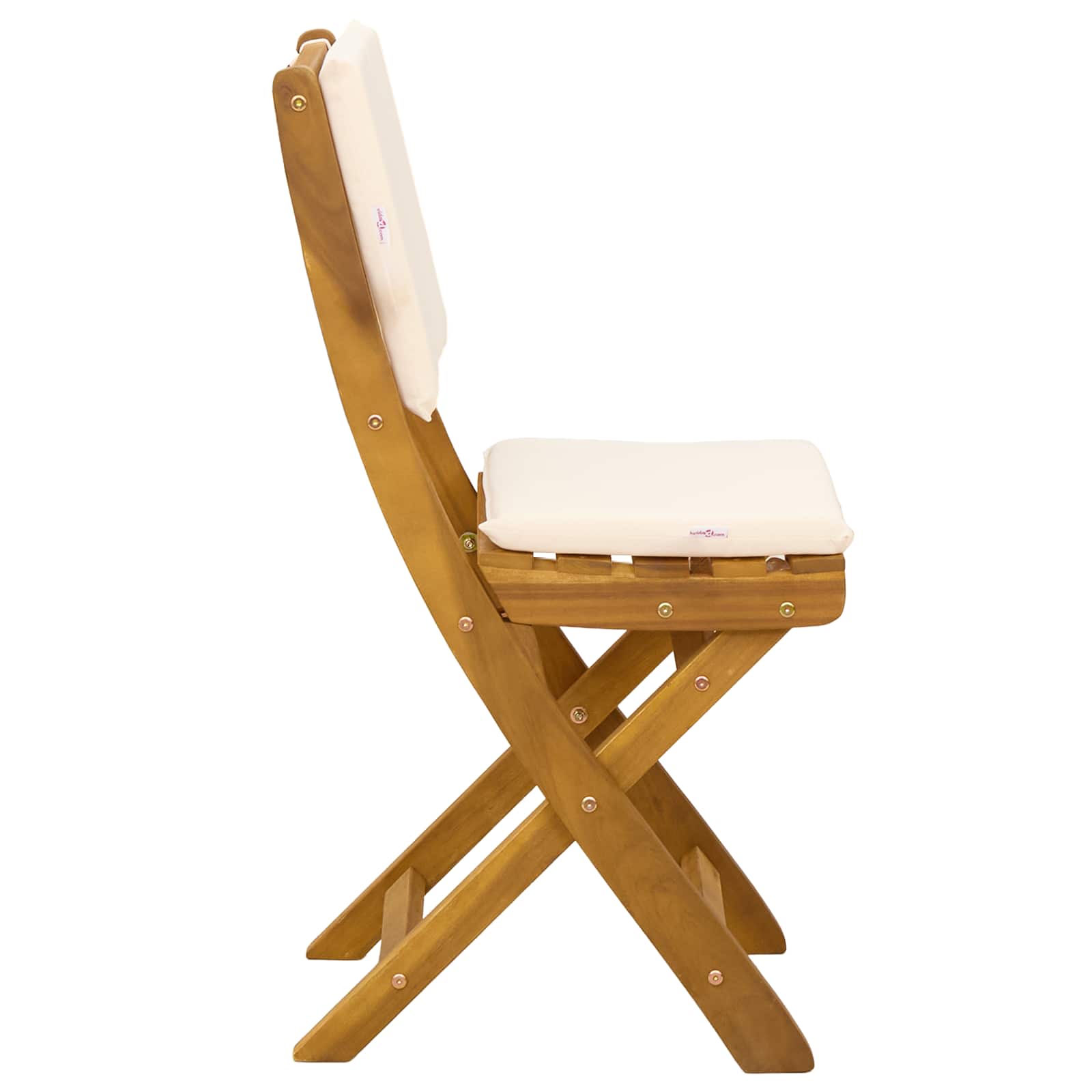 Außen Bistro-Stühle 6 pcs Natur Massivholz Akazie