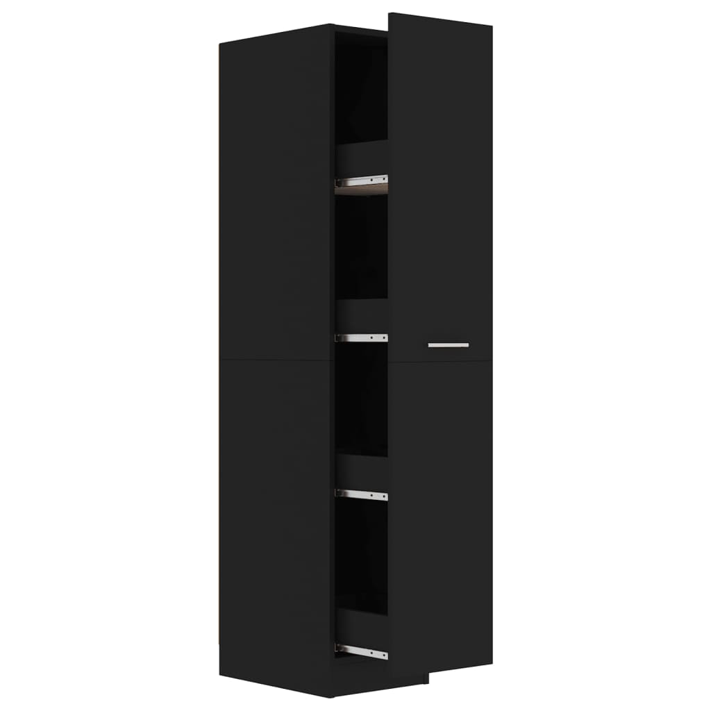 Apothekerschrank Weiß 30x42,5x150 cm Holzwerkstoff