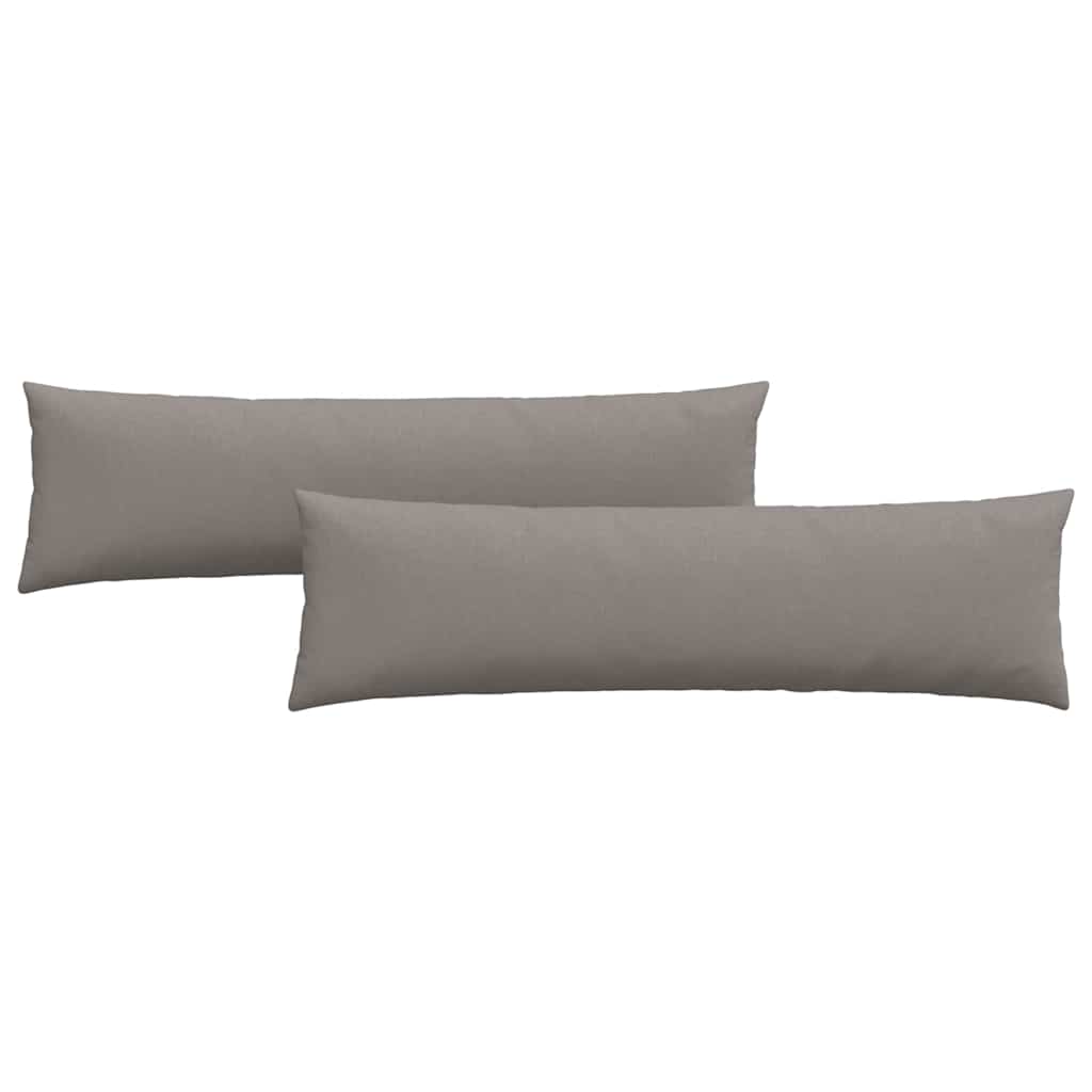 Sofakissen 2 pcs Hellgrau 50 x 30 cm Stoff