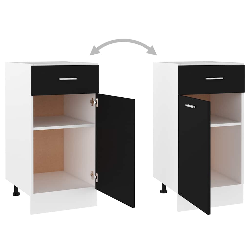 Unterschrank Lyon Weiß 60x46x81,5 cm Holzwerkstoff