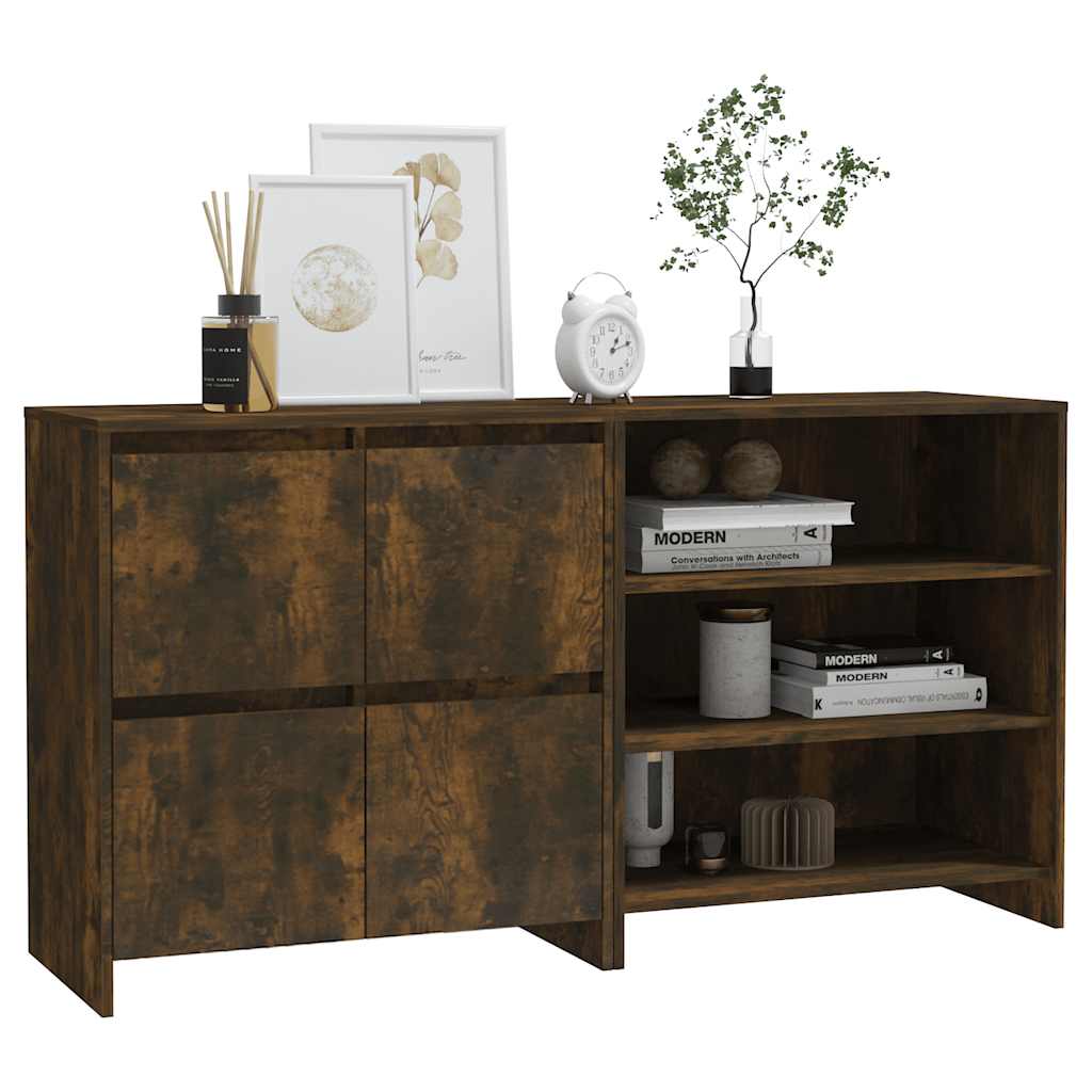 2-tlg. Sideboard Weiß Holzwerkstoff