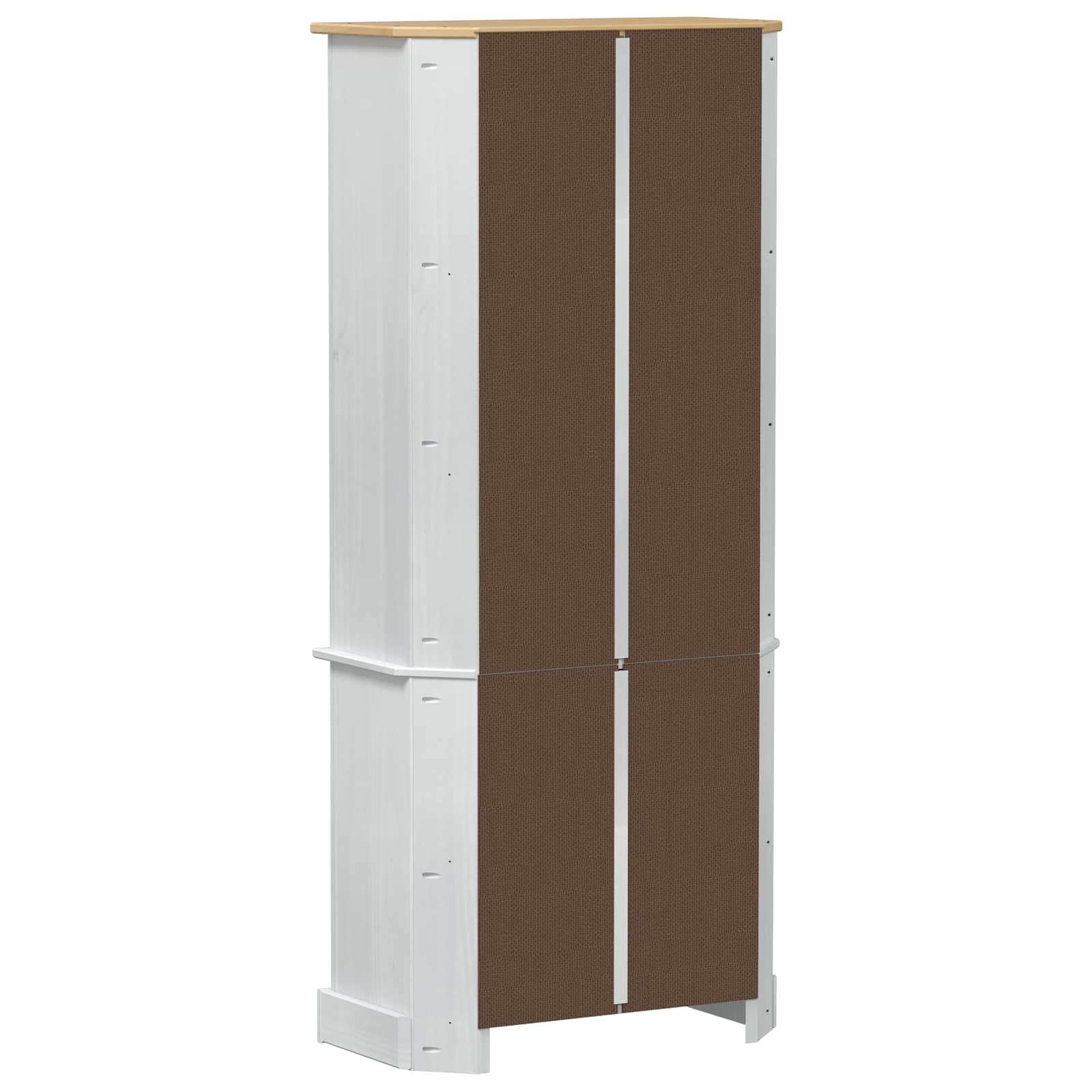Highboard Corona 74x38x170 cm Massivholz Kiefer
