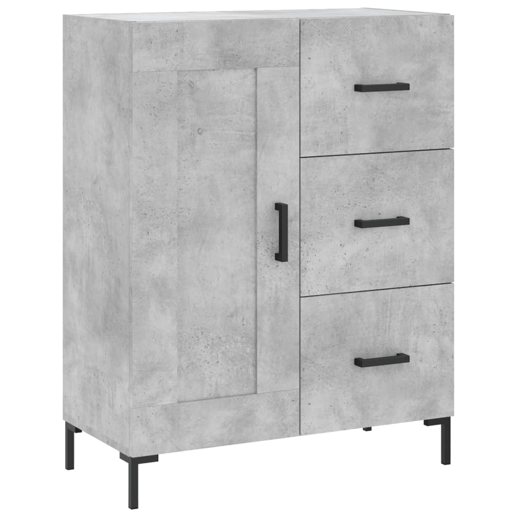 Highboard Hochglanz-Weiß 69,5x34x180 cm Holzwerkstoff