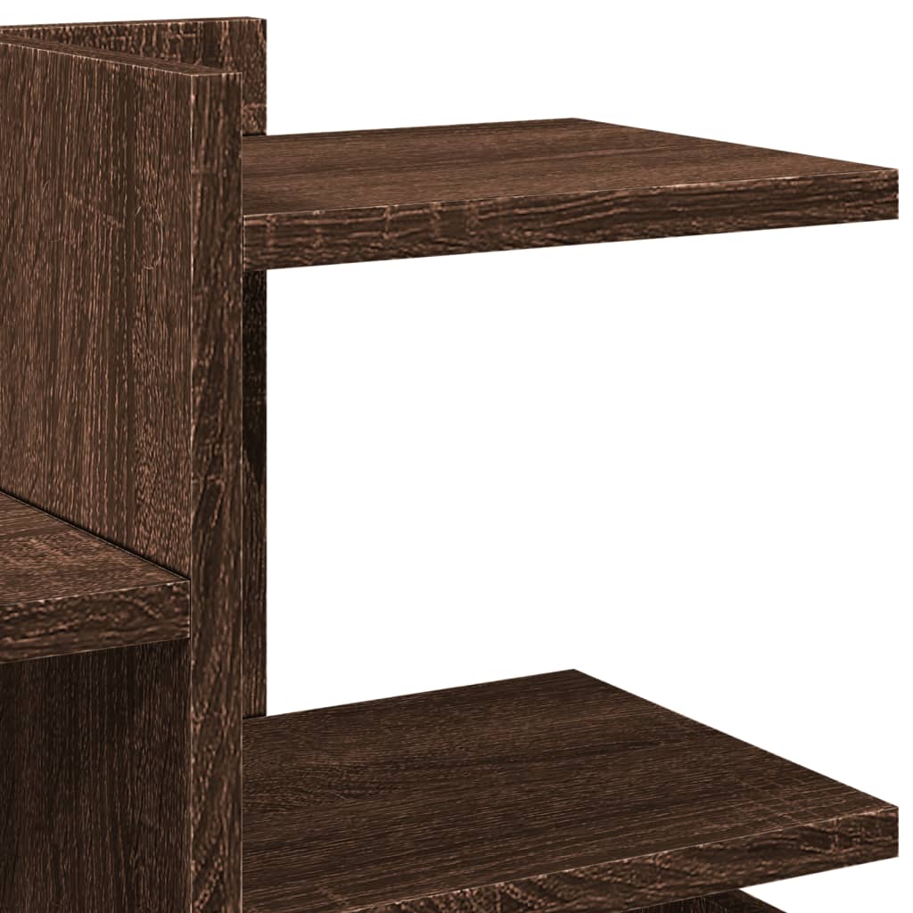 Schreibtisch-Organizer Weiß 49x20x52,5 cm Holzwerkstoff