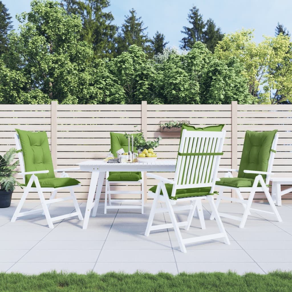 Hochlehner-Auflagen 2 Stk. Melange Anthrazit 120x50x7cm Stoff