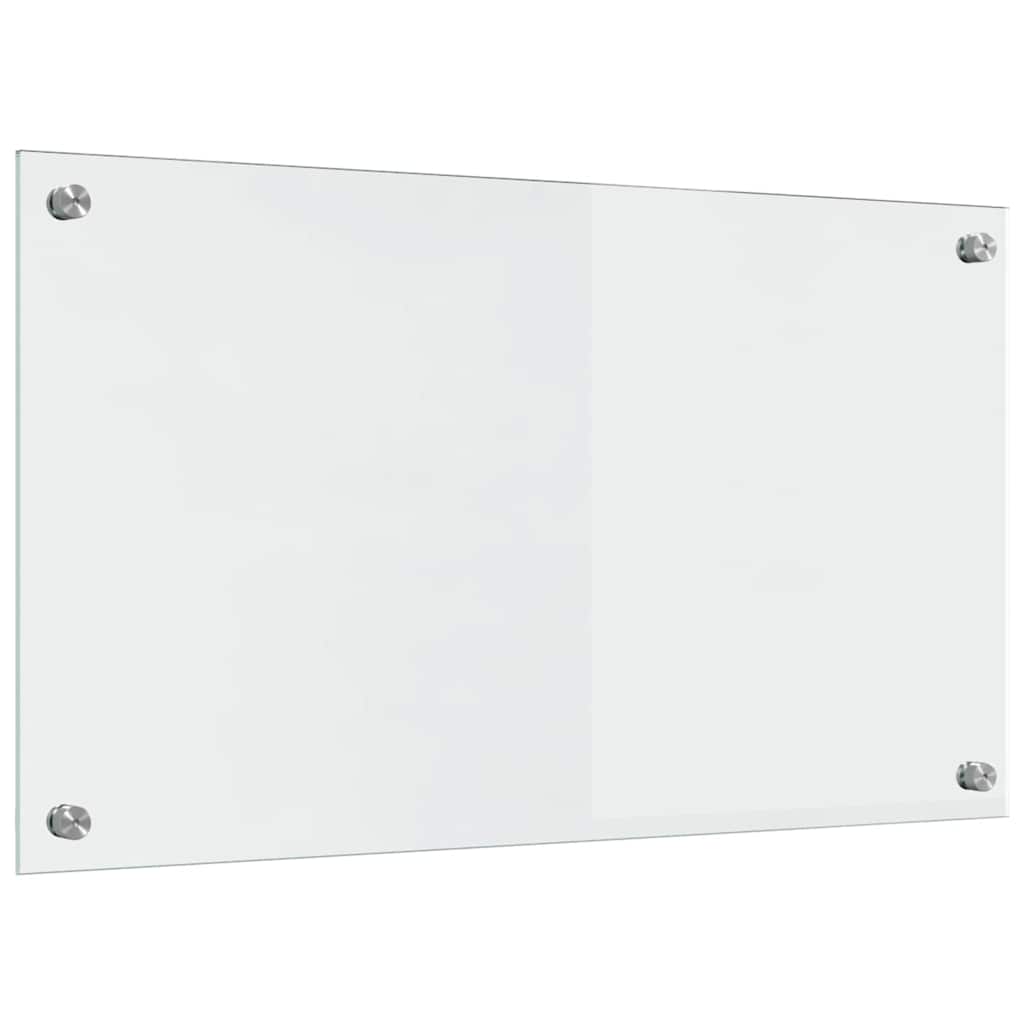 Küchenrückwand 2 pcs Weiß 70 x 40 cm Gehärtetes Glas