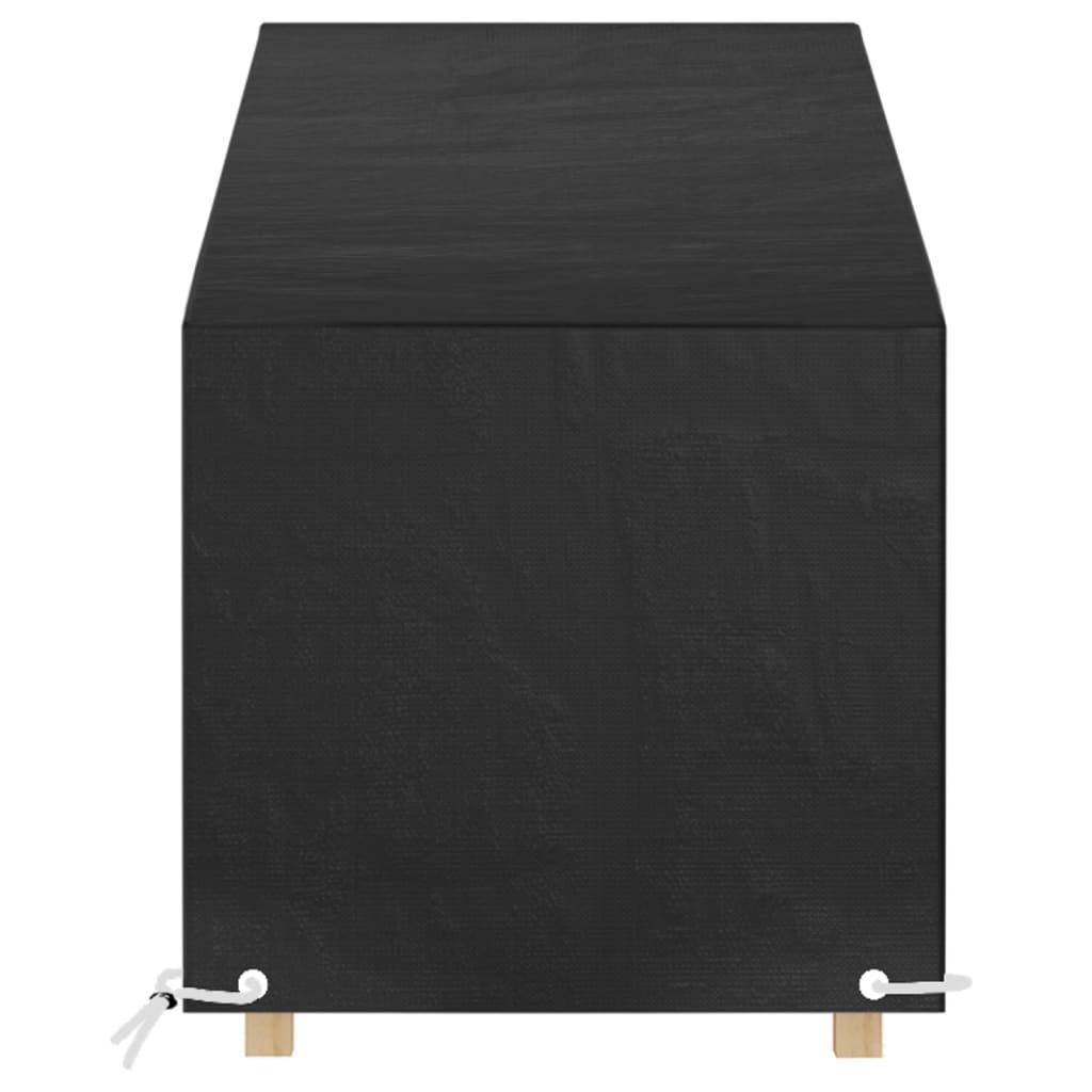 Abdeckungen für Sonnenliegen 2 Stk. 12 Ösen 205x75x40 cm