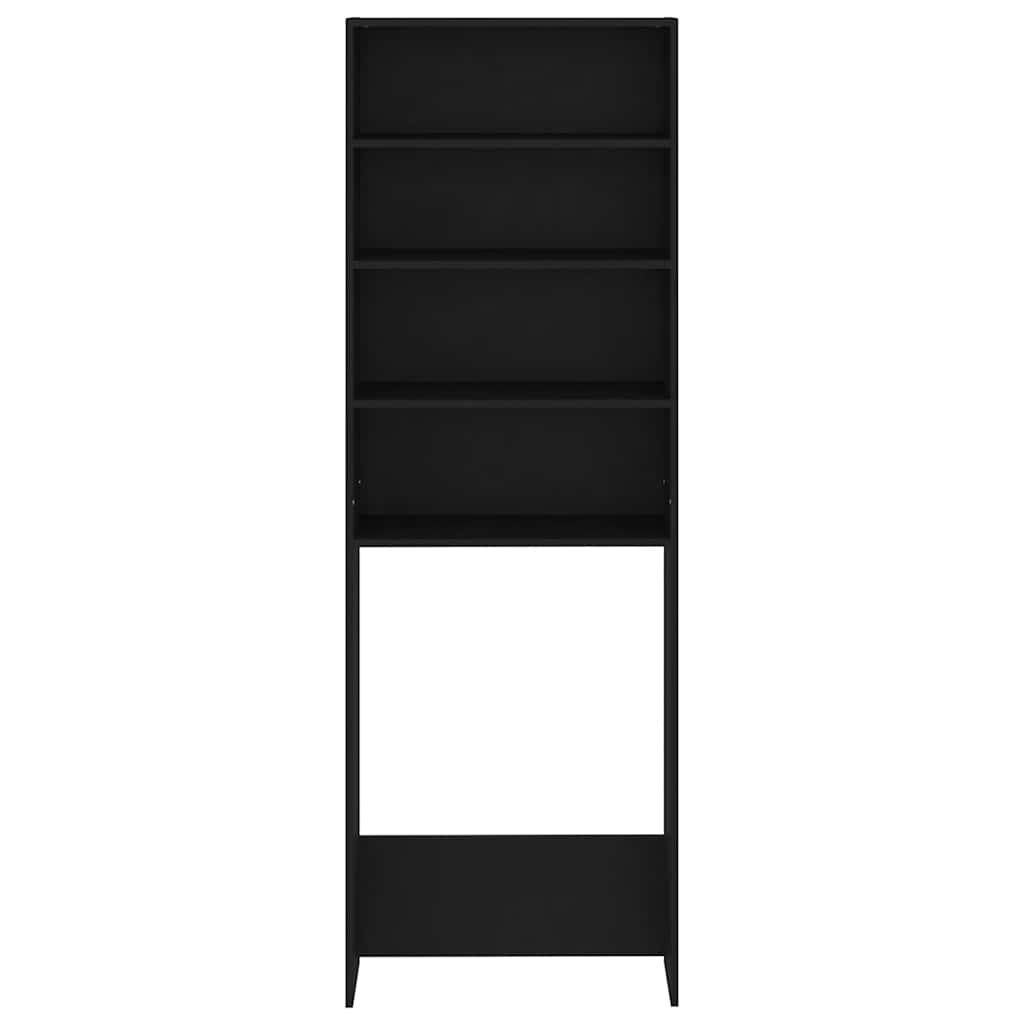 Waschmaschinenschrank Weiß 64x24x190 cm