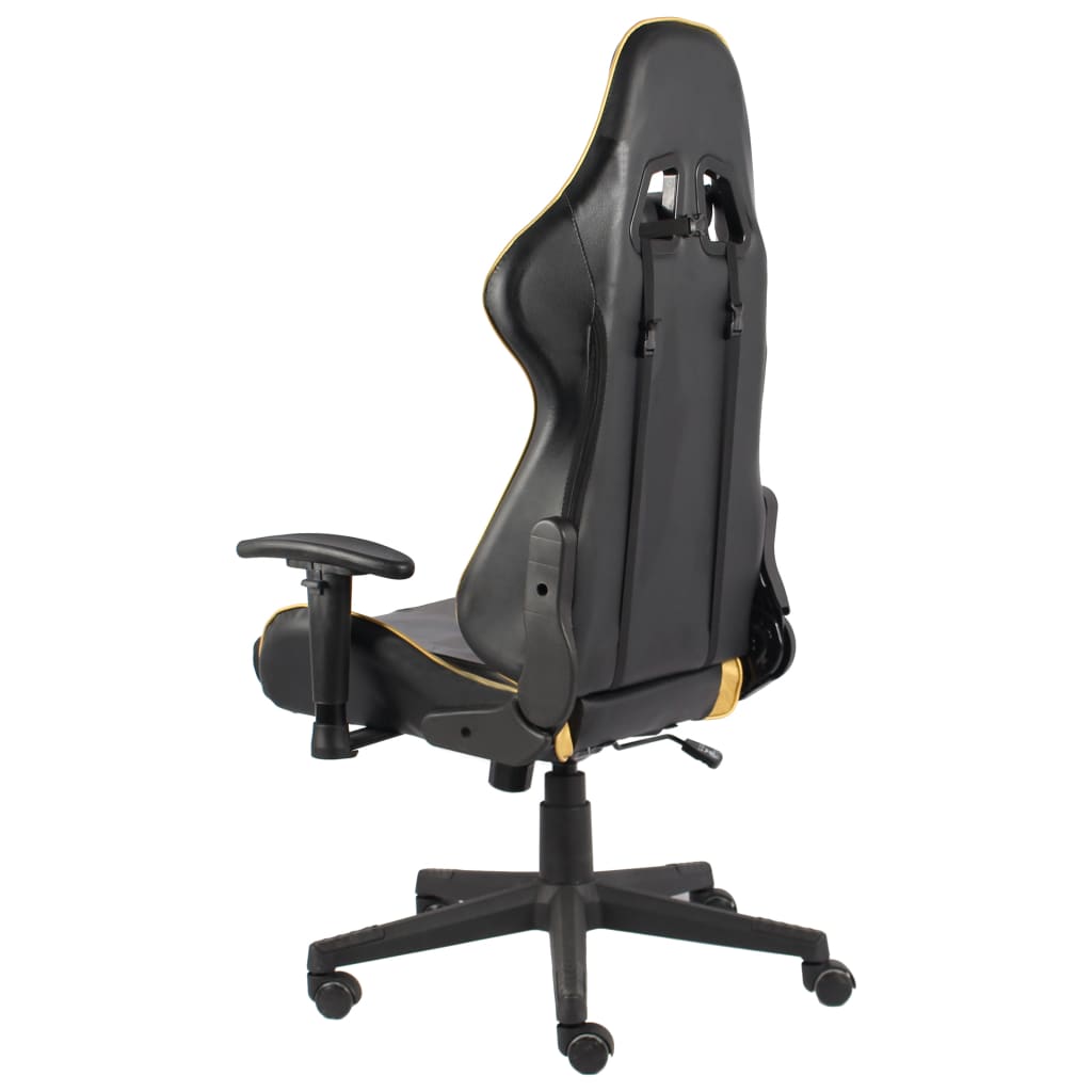 Gaming-Stuhl Drehbar Blau PVC