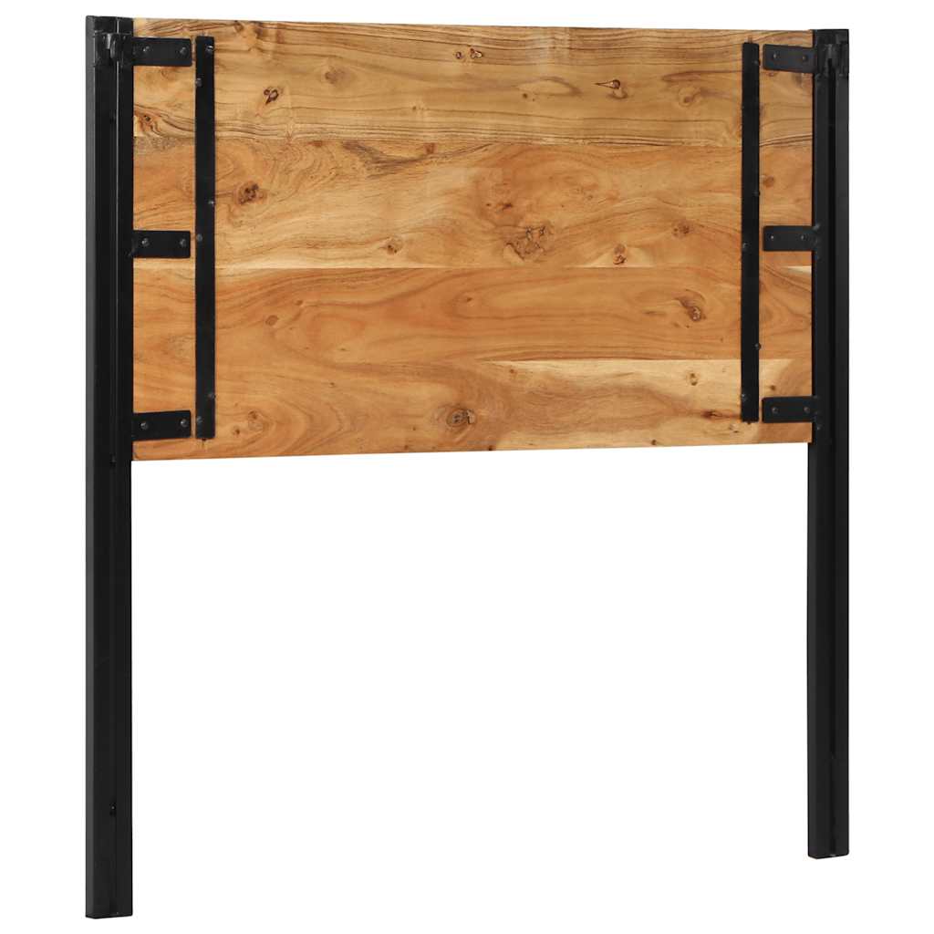 Kopfteil 100 cm Massivholz Mango und Eisen