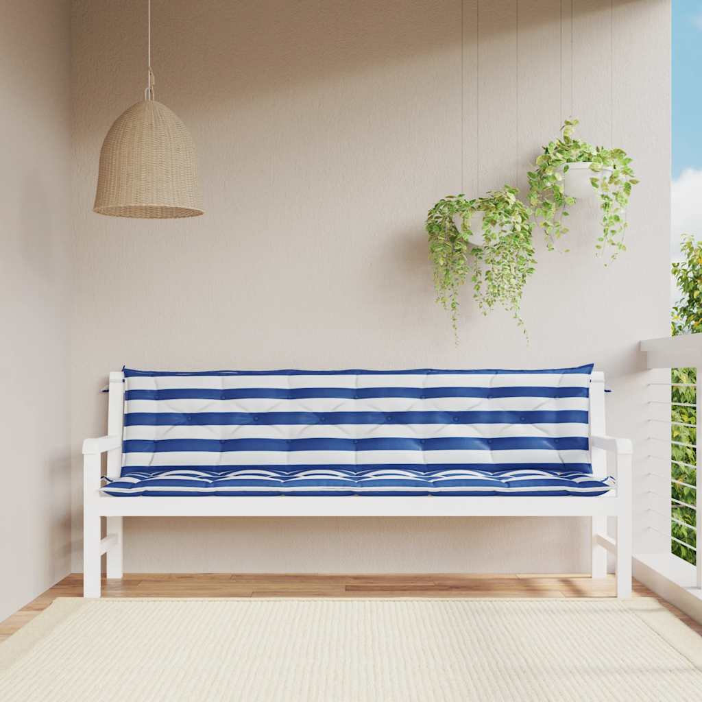 Gartenbank-Auflage Anthrazit 100x(50+50)x7 cm Oxford-Gewebe