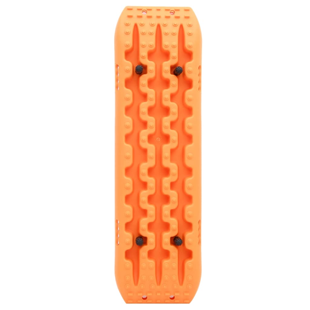 Traktionsmatten 2 Stk. Blau 106x30,5x7 cm Nylon