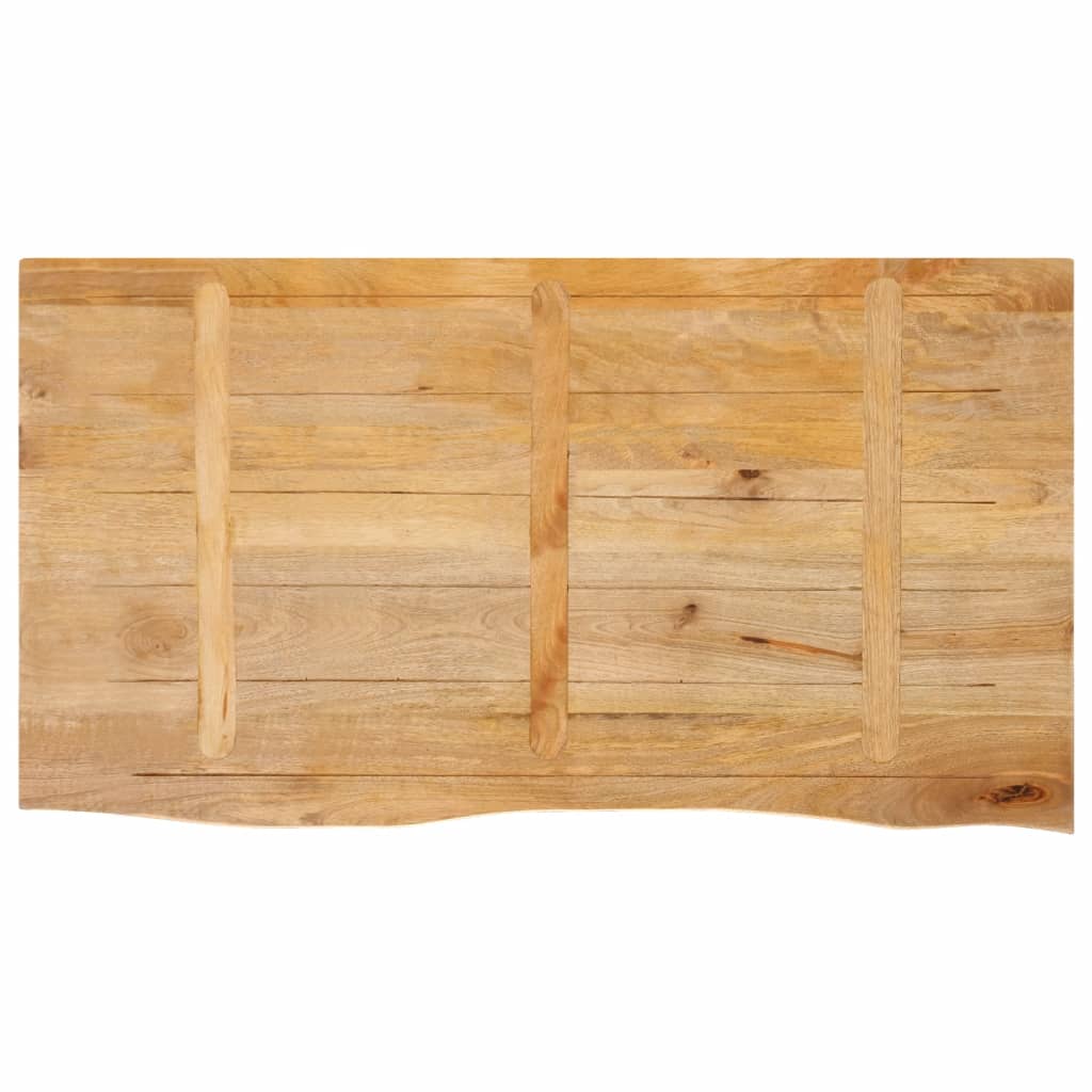 Wandregal 40x20x2,5 cm Rechteckig Massivholz Akazie Baumkante