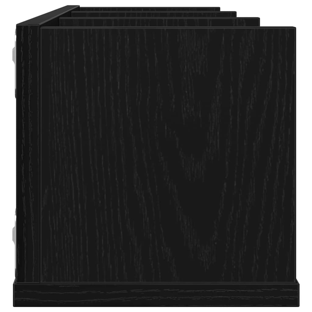CD-Wandregal Weiß 75x18x18 cm Holzwerkstoff