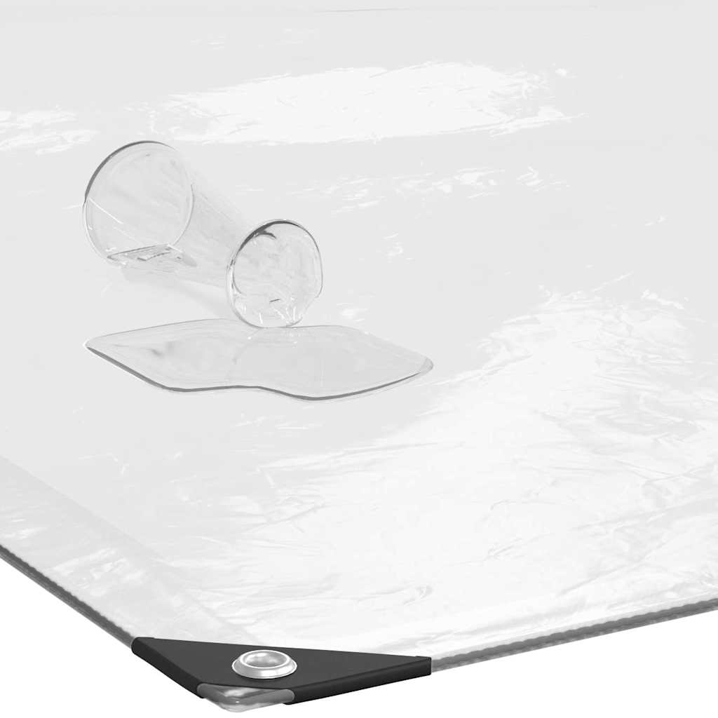 Transparente Plane mit Ösen 1x2 m Polyethylen