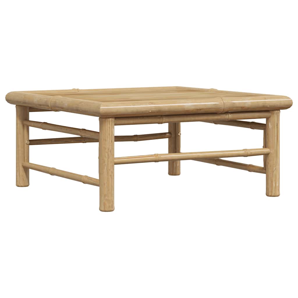 3-tlg. Garten-Lounge-Set mit Kissen Bambus