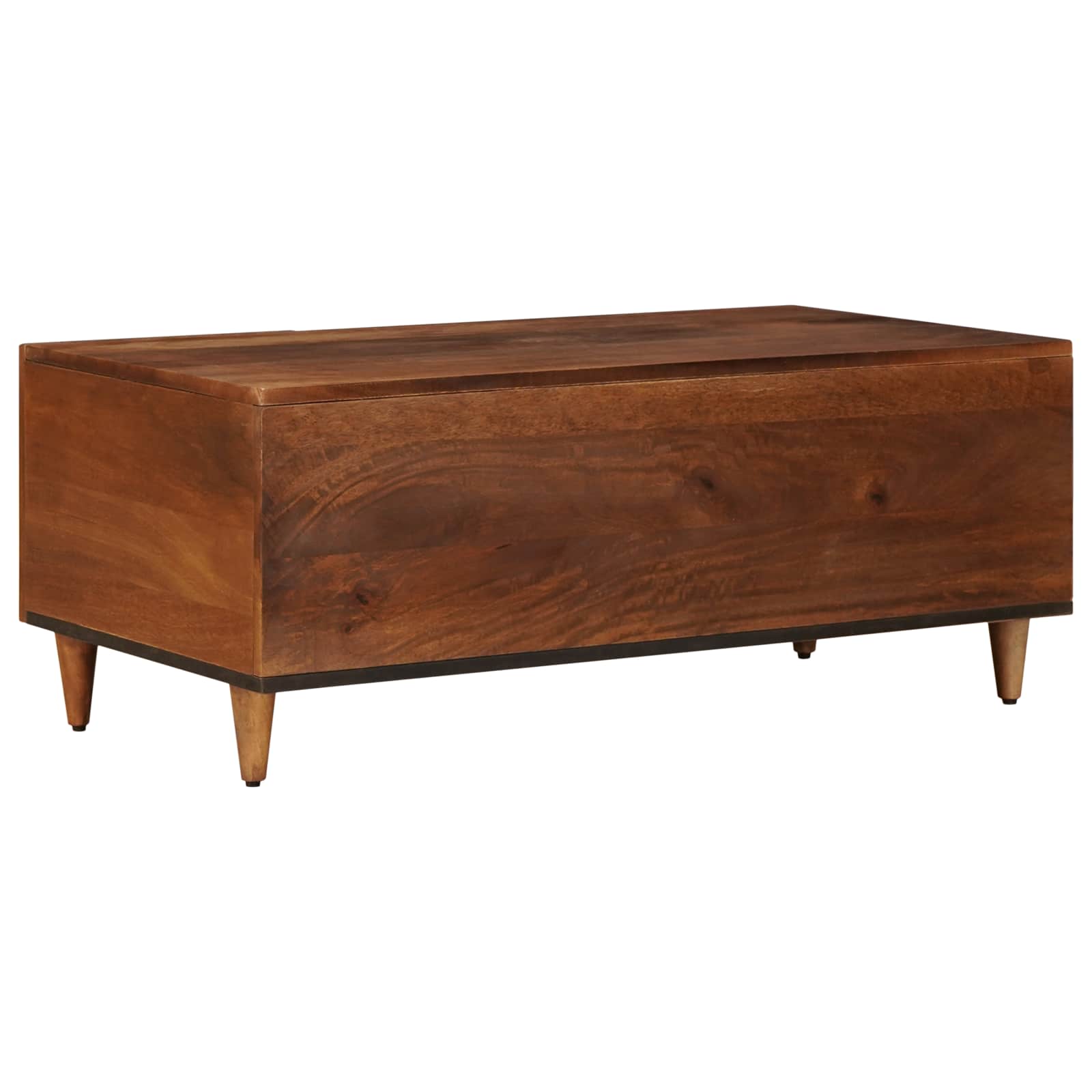 Couchtisch Braun 100 x 54 x 40 cm Massivholz Mango