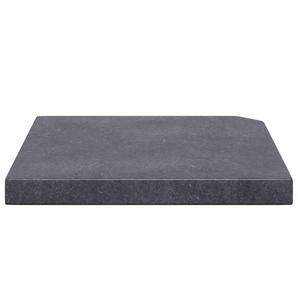Sonnenschirm-Gewichtsplatte Granit 25 kg Quadratisch Grau