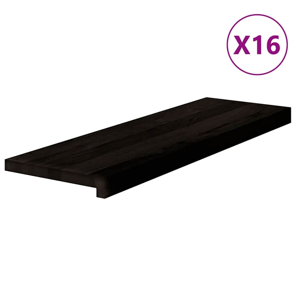 Treppenstufen 4 Stk. Unbehandelt 70x25x2 cm Massivholz Eiche