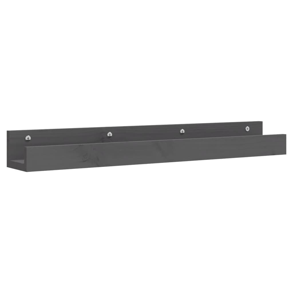 Wandregale 2 Stk. 50x12x9 cm Massivholz Kiefer
